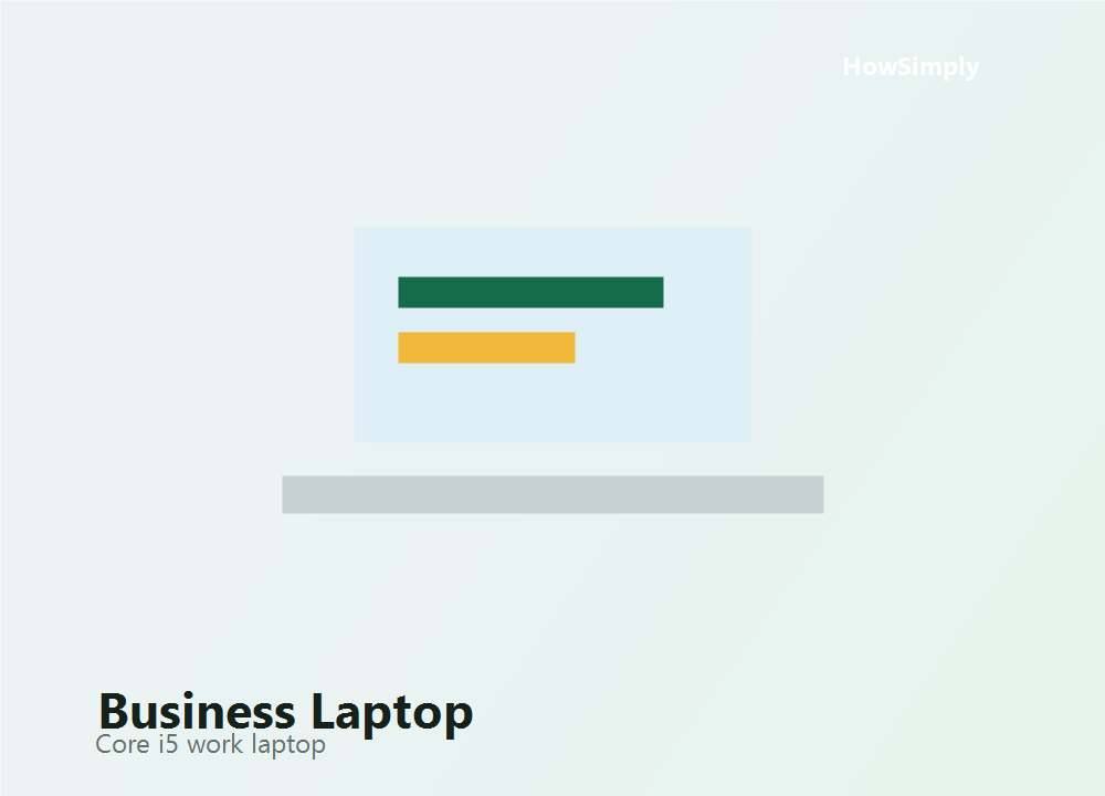Business Laptop Core i5