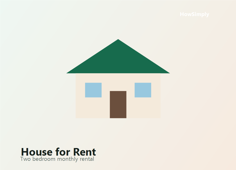 Two Bedroom House for Rent