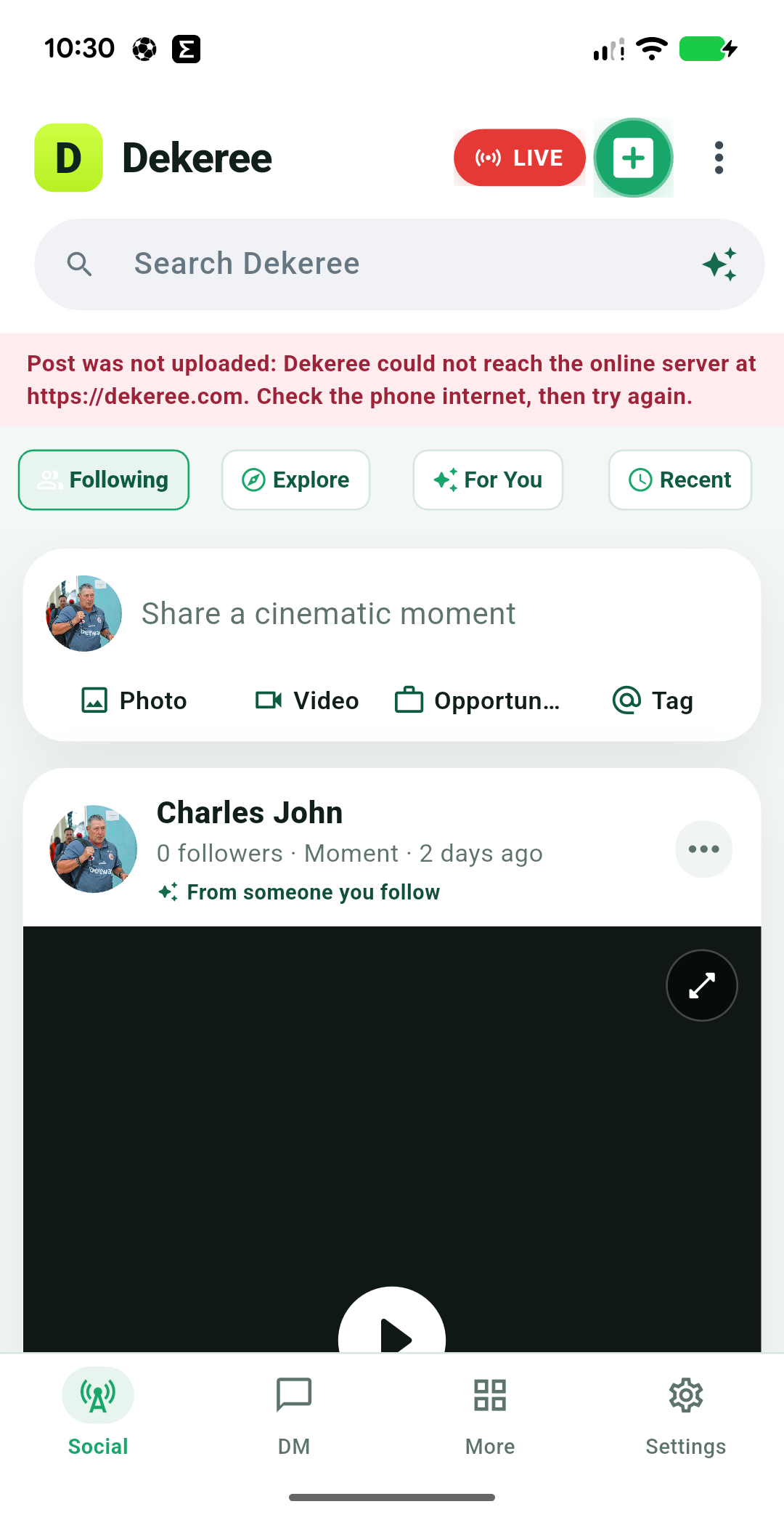 D Status update